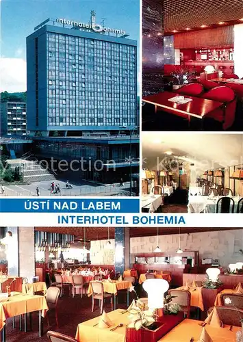 AK / Ansichtskarte Usti_nad_Labem_Aussig_CZ Interhotel Bohemia Gastraeume 