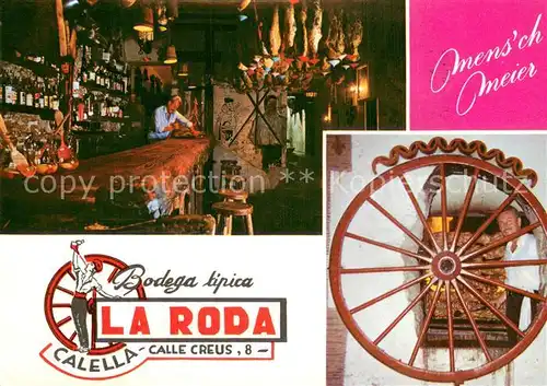 AK / Ansichtskarte CALELLA_de_la_Costa_ES Bodega tipica La Roda Bar 
