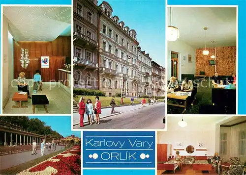 AK / Ansichtskarte Karlovy_Vary_Karlsbad Lecebny dum Orlik 