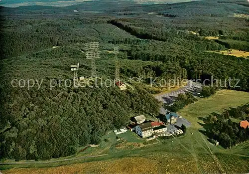 AK / Ansichtskarte Hoherodskopf_Schotten Berggasthof Hoherodskopf Fliegeraufnahme 