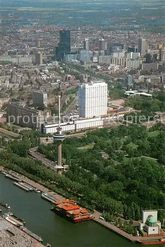 AK / Ansichtskarte Rotterdam Fliegeraufnahme Rotterdam