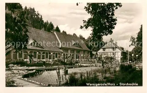 AK / Ansichtskarte Wernigerode_Harz Storchmuehle Wernigerode Harz