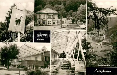 AK / Ansichtskarte Netzkater Hotel Netzkater Terrasse Dreitaelerblick Netzkater