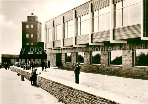 AK / Ansichtskarte Oberwiesenthal_Erzgebirge Fichtelberghaus mit Wetterstation Oberwiesenthal Erzgebirge