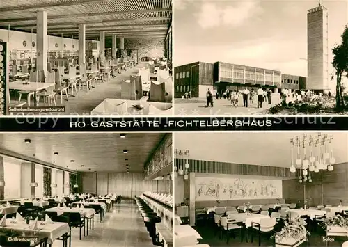 AK / Ansichtskarte Annaberg Buchholz_Erzgebirge HO Gaststaette Fichtelberghaus Restaurant Grillrestaurant Salon Annaberg Buchholz