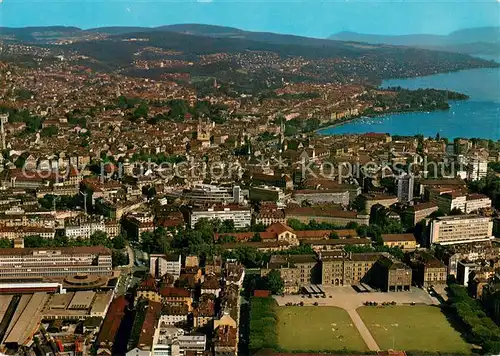 AK / Ansichtskarte Zuerich_ZH Fliegeraufnahme Zuerich_ZH