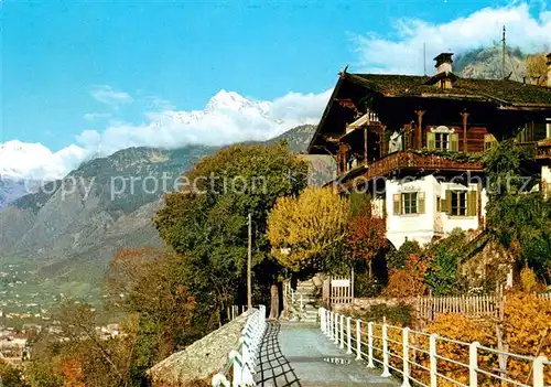 AK / Ansichtskarte Merano_Meran Tappeinerweg Pension Saxifraga 