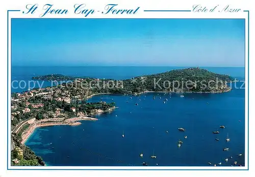 AK / Ansichtskarte St Jean Cap Ferrat La rade de Villefranche Vue aerienne 