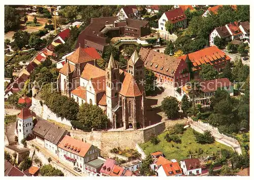 AK / Ansichtskarte Breisach_Rhein St Stephansmuenster und Oberstadt Fliegeraufnahme Breisach Rhein