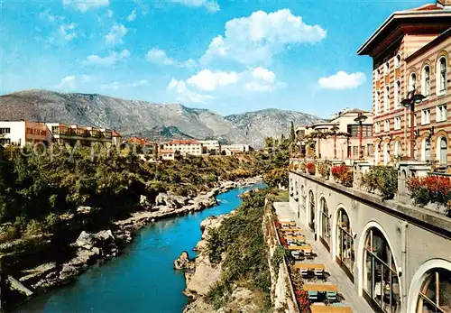 AK / Ansichtskarte Mostar_Moctap Hotel Neretva Mostar_Moctap