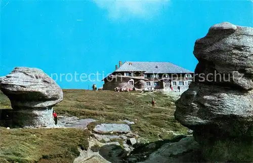 AK / Ansichtskarte Muntii_Bucegi_RO Schutzhuette Babele 