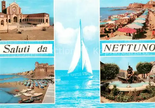 AK / Ansichtskarte Nettuno e il suo Santuario Nettuno
