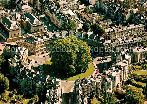 AK / Ansichtskarte Bath__UK Aerial view of the Circus 