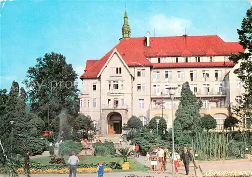 AK / Ansichtskarte Kudowa Zdroj_Bad_Kudowa_Niederschlesien Sanatorium Polonia 