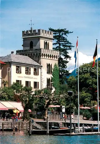 AK / Ansichtskarte Ascona_Lago_Maggiore Albergo Castello Seeschloss Ascona_Lago_Maggiore