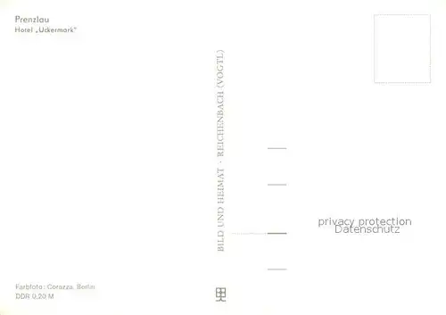 AK / Ansichtskarte Prenzlau Hotel Uckermark Prenzlau