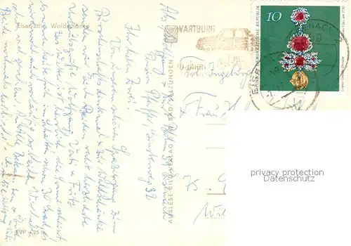 AK / Ansichtskarte Eisenach Waldschaenke 