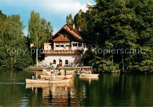 AK / Ansichtskarte Kaisersbach_Welzheim Kaffee Restaurant Hotel Ebnisee Kaisersbach Welzheim