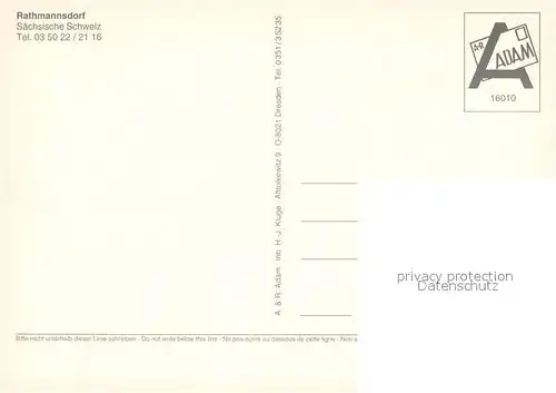 AK / Ansichtskarte Rathmannsdorf_Pirna Gasthof zur Bruecke 