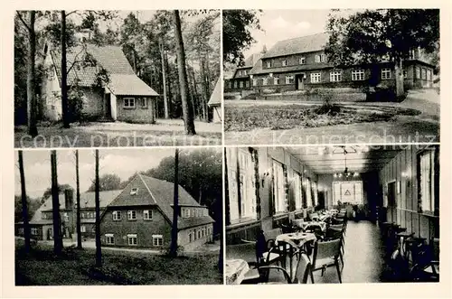 AK / Ansichtskarte Undeloh Erholungsheim GmbH Albert Ihle Heim Details Undeloh