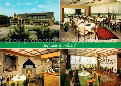 AK / Ansichtskarte Vluyn Jagdhaus Auwelaers Gastraeume Kaminzimmer Vluyn