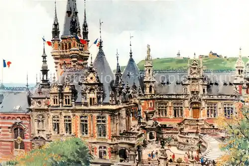 AK / Ansichtskarte Fecamp_76 La Benedictine a Fecamp Vue generale 