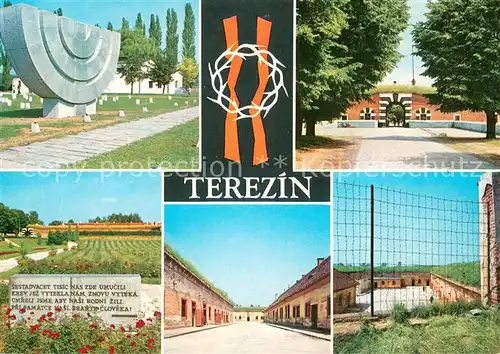 AK / Ansichtskarte Terezin_Theresienstadt_CZ Mahnmal Terezin 