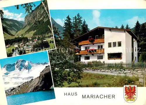 AK / Ansichtskarte Ginzling Haus Mariacher Panorama Ortsblick Ginzling