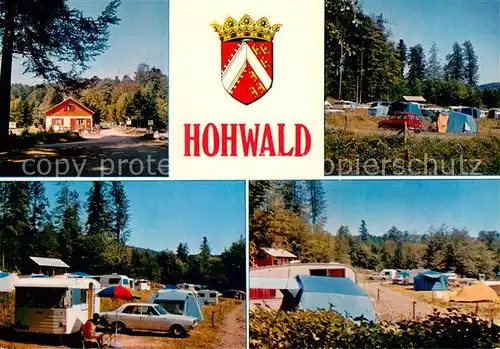 AK / Ansichtskarte Hohwald_Bad_67 Terrain de camping 