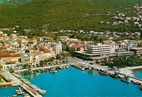 AK / Ansichtskarte Crikvenica_Kroatien Fliegeraufnahme mit Yachthafen Crikvenica Kroatien