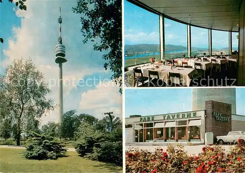 AK / Ansichtskarte Wien Donauturm Restaurant International Park Taverne  Wien