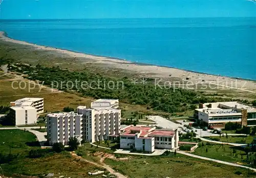 AK / Ansichtskarte Ulcinj_Montenegro Hotel Olympic Fliegeraufnahme Ulcinj Montenegro