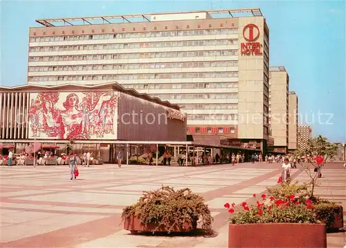 AK / Ansichtskarte Dresden Prager Strasse Interhotel Dresden