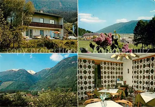 AK / Ansichtskarte Muehldorf__Kaernten Pension Paula Panorama Alpen 
