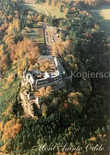 AK / Ansichtskarte Mont Sainte Odile_Mont Ste Odile_67 Monastere vue aerienne 