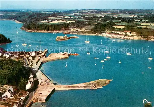 AK / Ansichtskarte Lezardrieux Le port et les jetees vue aerienne Lezardrieux
