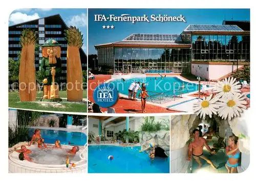 AK / Ansichtskarte Schoeneck_Vogtland IFA Ferienpark Schoeneck Tropisches Erlebnisbad Details Schoeneck_Vogtland