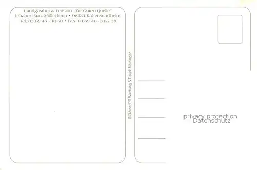 AK / Ansichtskarte Kaltensundheim Panorama Landgasthof Zur Guten Quelle Gaststube Kegelbahn Schafe Kaltensundheim