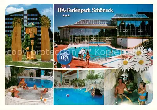 AK / Ansichtskarte Schoeneck_Vogtland IFA Ferienpark Schoeneck Tropisches Erlebnisbad Details Schoeneck_Vogtland
