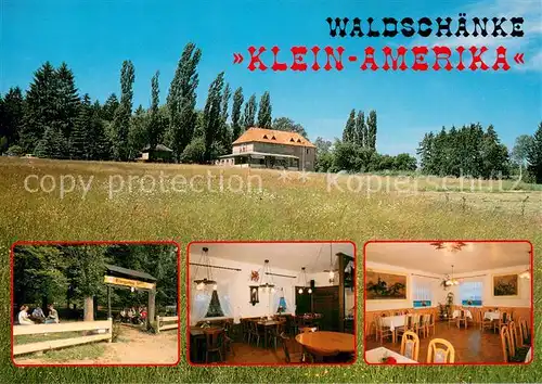 AK / Ansichtskarte Syrau_Vogtland Waldschaenke Klein Amerika Gastraeume Syrau_Vogtland