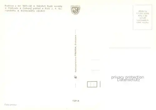 AK / Ansichtskarte Jablonec_nad_Nisou_Gablonz_Neisse_CZ Radnice z let Namesti Rude armady Prehrada Celkovy pohled Park Komenskeho namesti 