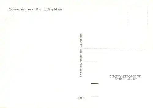 AK / Ansichtskarte Oberammergau Haensel und Gretl Heim Oberammergau