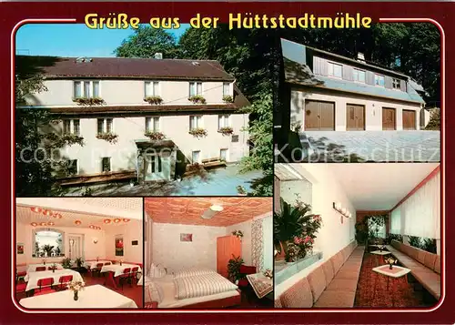 AK / Ansichtskarte Ansprung Huettstadtmuehle Gaststube Zimmer  Ansprung