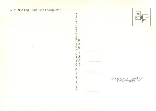 AK / Ansichtskarte Moelln__Lauenburg Fliegeraufnahme  