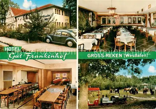 AK / Ansichtskarte Gross_Reken Hotel Gut Frankenhof Gastraeume Wildpark Frankenhof Gross Reken