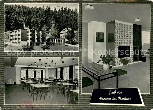 AK / Ansichtskarte Altenau_Harz AWO Muettergenesungsheim Haus Annenhoehe Gastraeume Altenau Harz