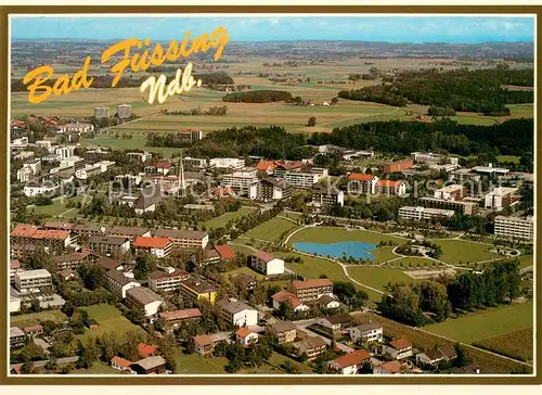 AK / Ansichtskarte Bad_Fuessing Thermalbad Freizeitpark Kurpark Kuranlagen Fliegeraufnahme  Bad_Fuessing