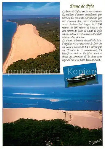 AK / Ansichtskarte Pyla sur Mer_33 Dune de Pyla Fischerboot 