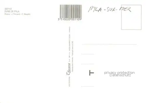 AK / Ansichtskarte Pyla sur Mer_33 Dune de Pyla Fischerboot 