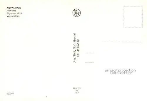 AK / Ansichtskarte Antwerpen_Anvers Fliegeraufnahme  Antwerpen Anvers